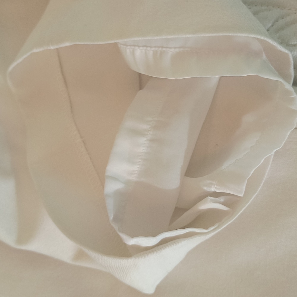 Talbots Heritage White Fully Lined Flat Front Cro… - image 8